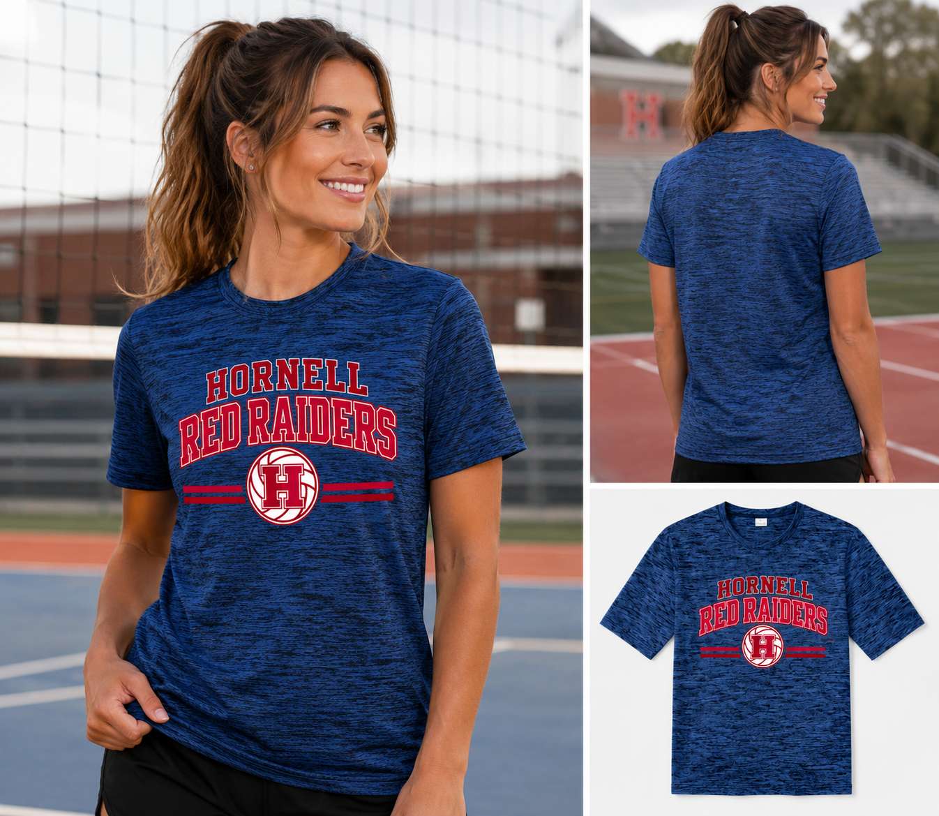Hornell Red Raiders Sport-Tek PosiCharge Heather Tee