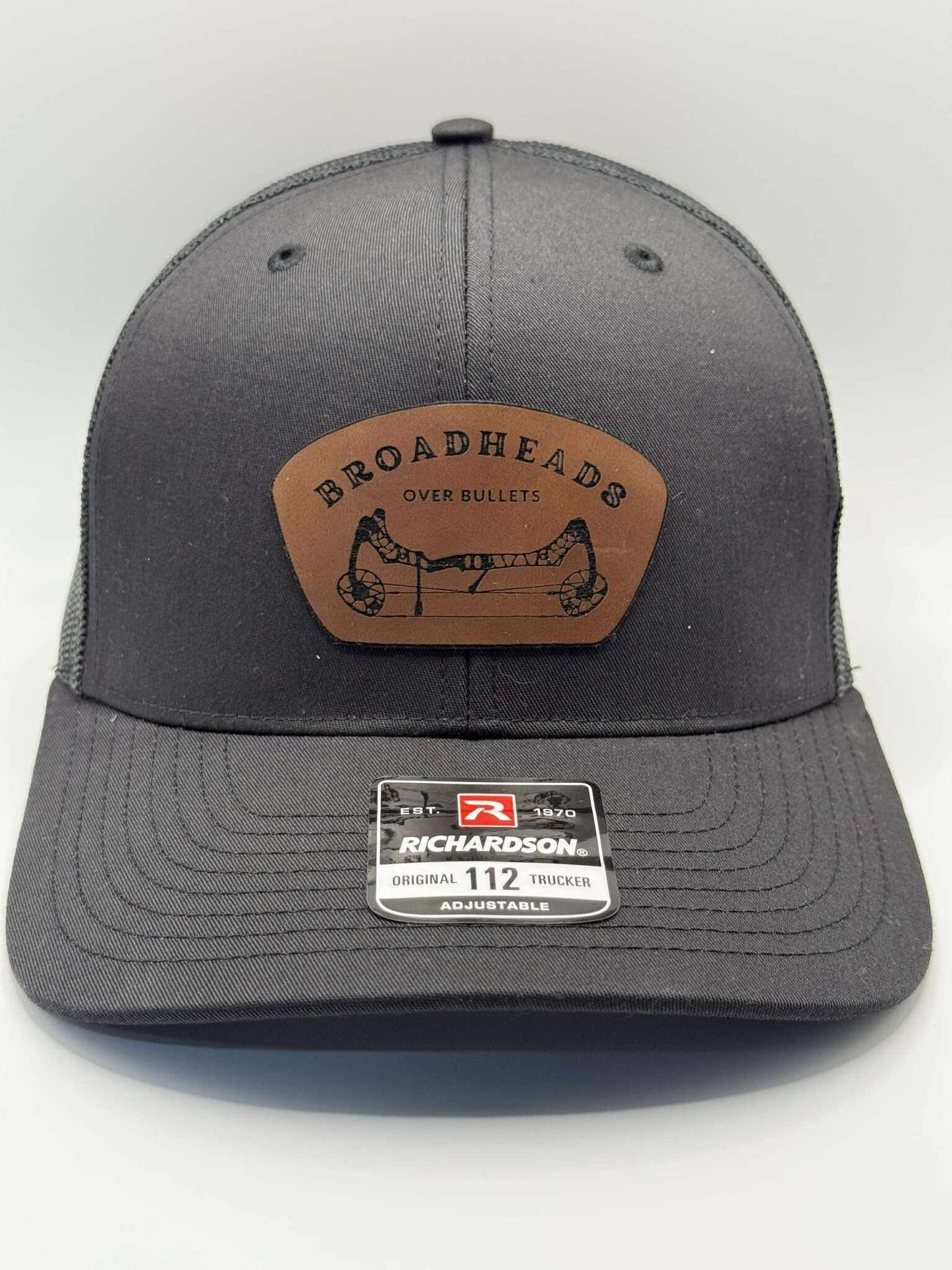 Broadheads over Bullets - Leatherette Patched Hat