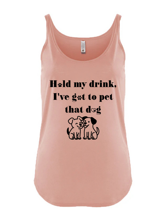 DOG - Hold my drink, I've got to pet that dog