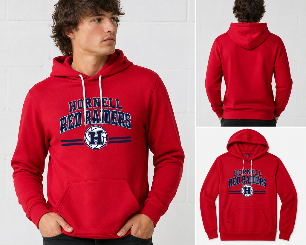 Hornell Red Raiders Volleyball Hoodie
