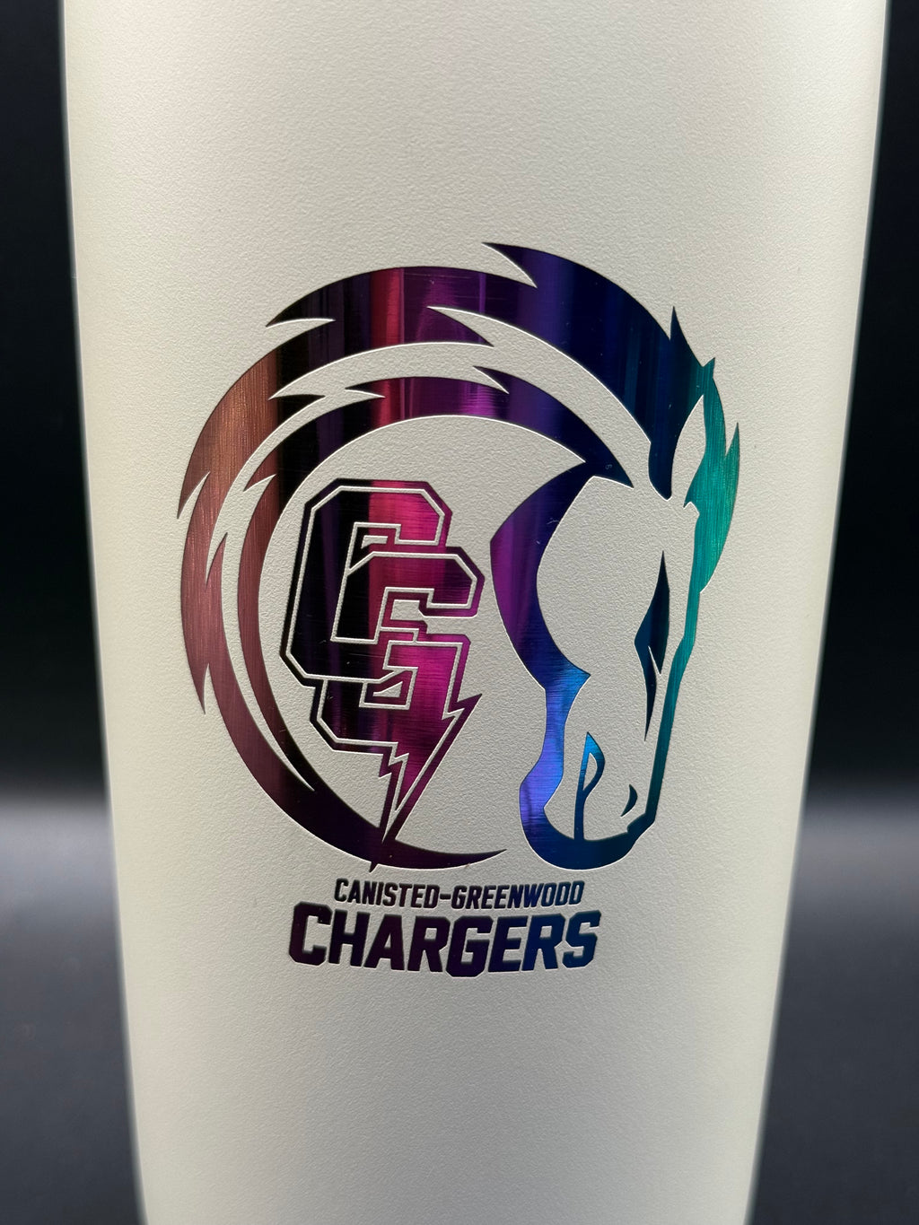 Canisteo-Greenwood Chargers 20oz Laser-Engraved Tumbler