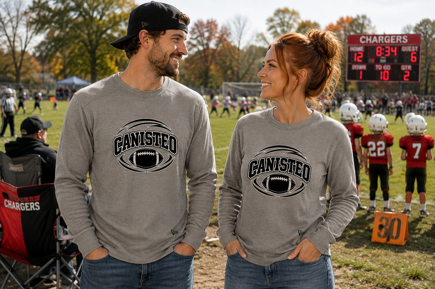Canisteo Football New Era Thermal Long Sleeve