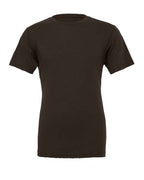 T-shirt in dark brown with crew neck and short sleeves