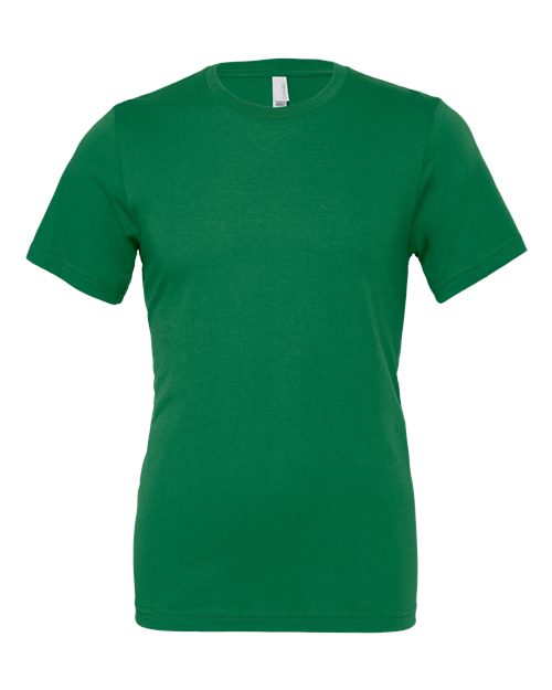 DTF T-shirt in dark green with crew neck and short sleeves.