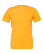 DTF T-shirt in orange with crew neck and short sleeves.