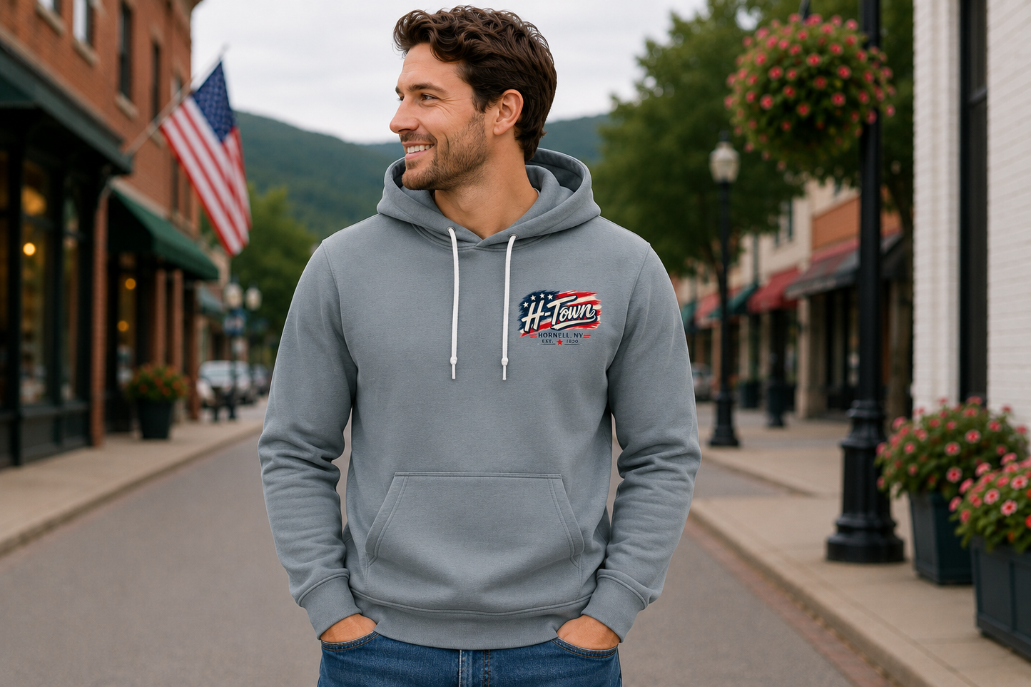 Hornell 250th Anniversary Patriotic Hoodie