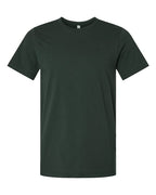 DTF T-shirt in dark gray with crew neck and short sleeves.