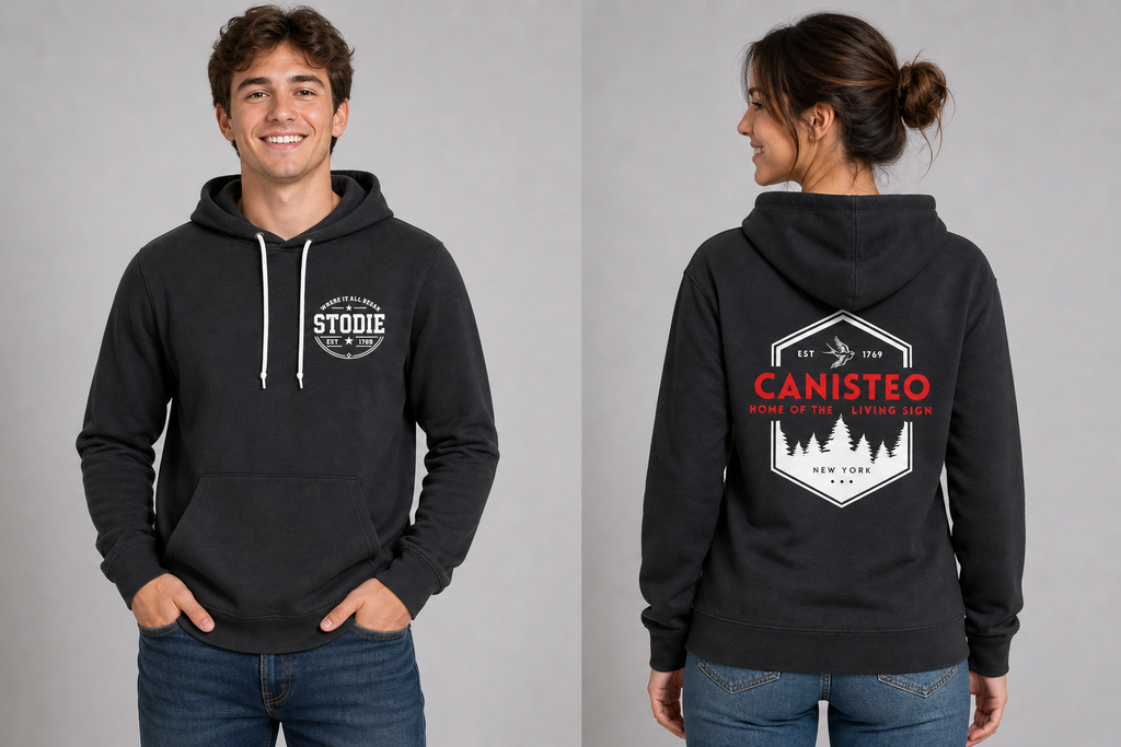 STODIE Unisex Bella Canvas Fleece Hoodie – Vintage Black