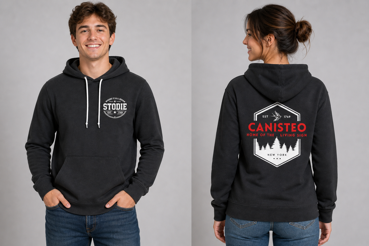 STODIE Unisex Bella Canvas Fleece Hoodie – Vintage Black
