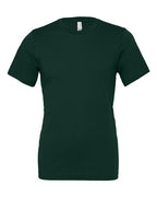 DTF T-shirt in dark green with crew neck and short sleeves.