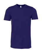 Navy crew-neck T-shirt with short sleeves