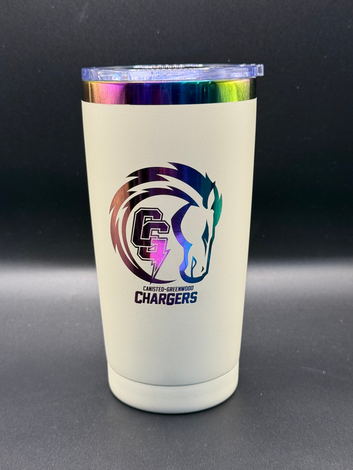 Canisteo-Greenwood Chargers 20oz Laser-Engraved Tumbler