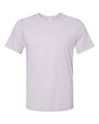 DTF T-shirt in light gray with crew neck and short sleeves.