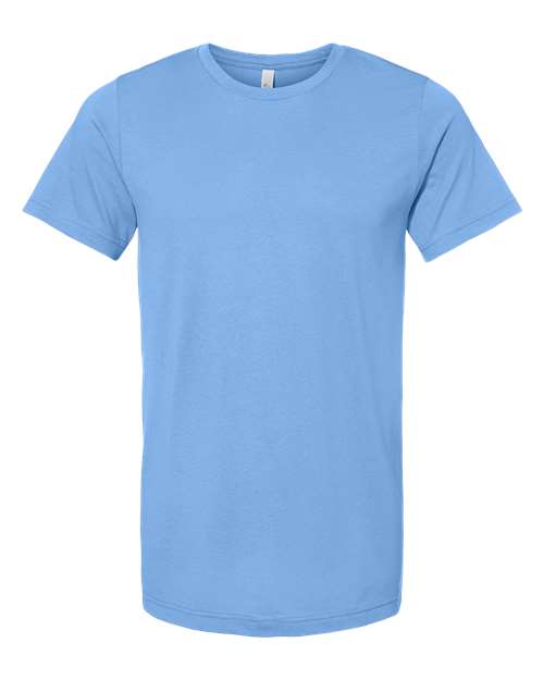 T-shirt in light blue with crew neck and short sleeves
