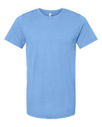 T-shirt in light blue with crew neck and short sleeves
