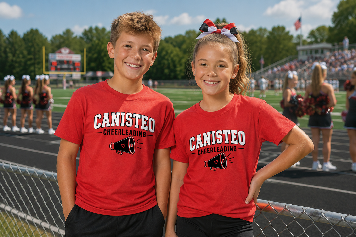 Canisteo Cheer Youth Tee – Bella + Canvas BC3001YCVC