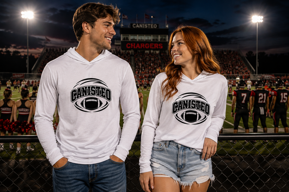Canisteo Football Next Level Lightweight Hoodie