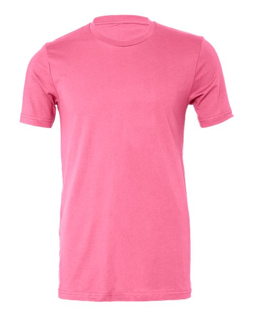 T-shirt in pink with crew neck and short sleeves