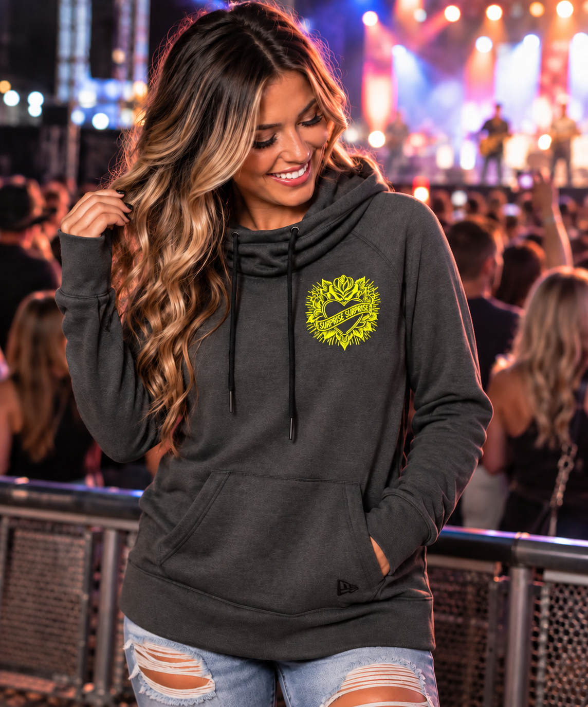 New Era LNEA510 Women's Cowl Neck Hoodie – Surprise Surprise