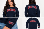 Class of 2027 Senior Long Sleeve Tri-blend Shirt
