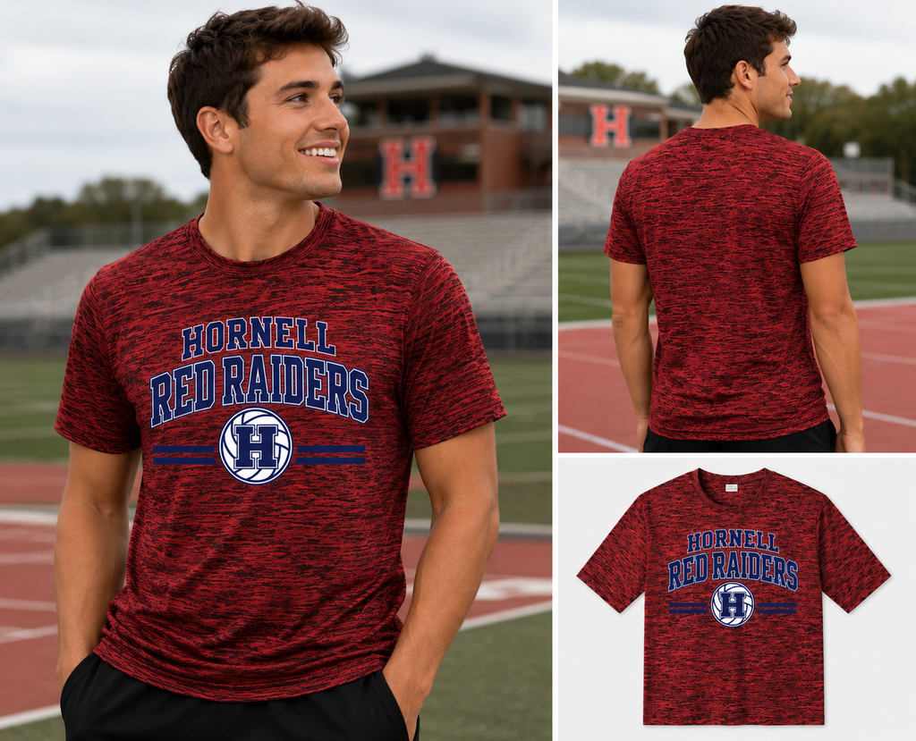 Hornell Red Raiders Sport-Tek PosiCharge Heather Tee
