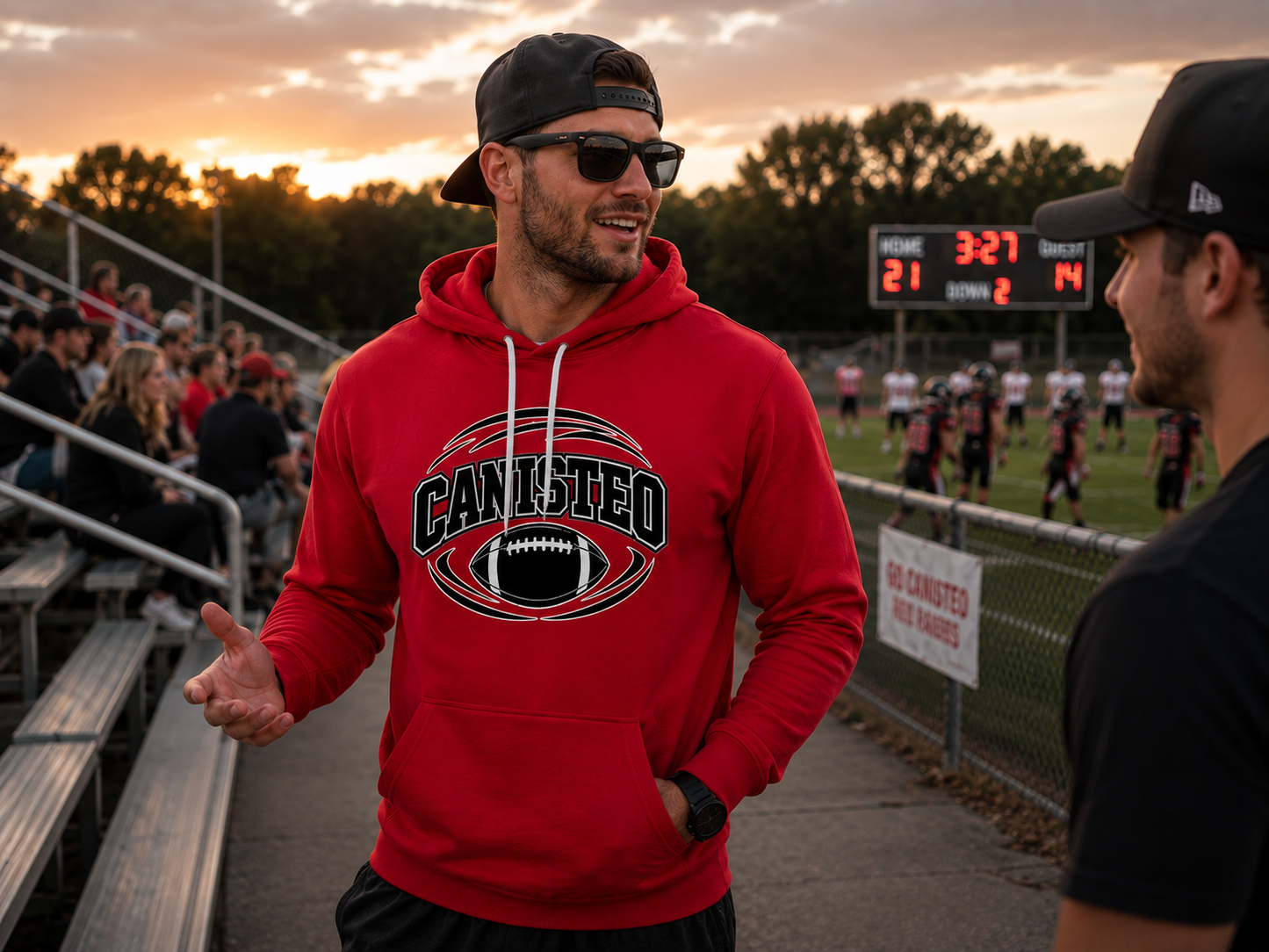 Canisteo Football / Youth Football Bella+Canvas Hoodie