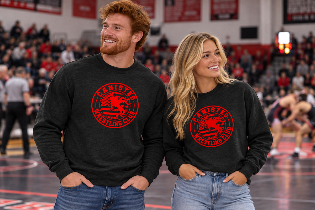 Canisteo Wrestling Club | Adult Crewneck Sweatshirt