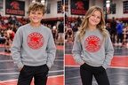 Canisteo Wrestling Club | Youth Crewneck Sweatshirt