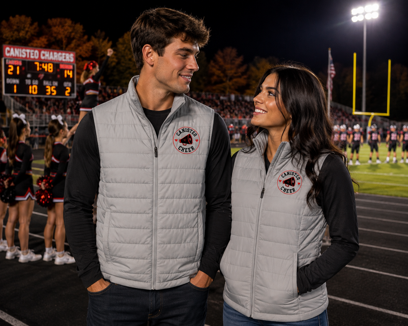 Canisteo Cheer Embroidered Sport-Tek Puffer Vest