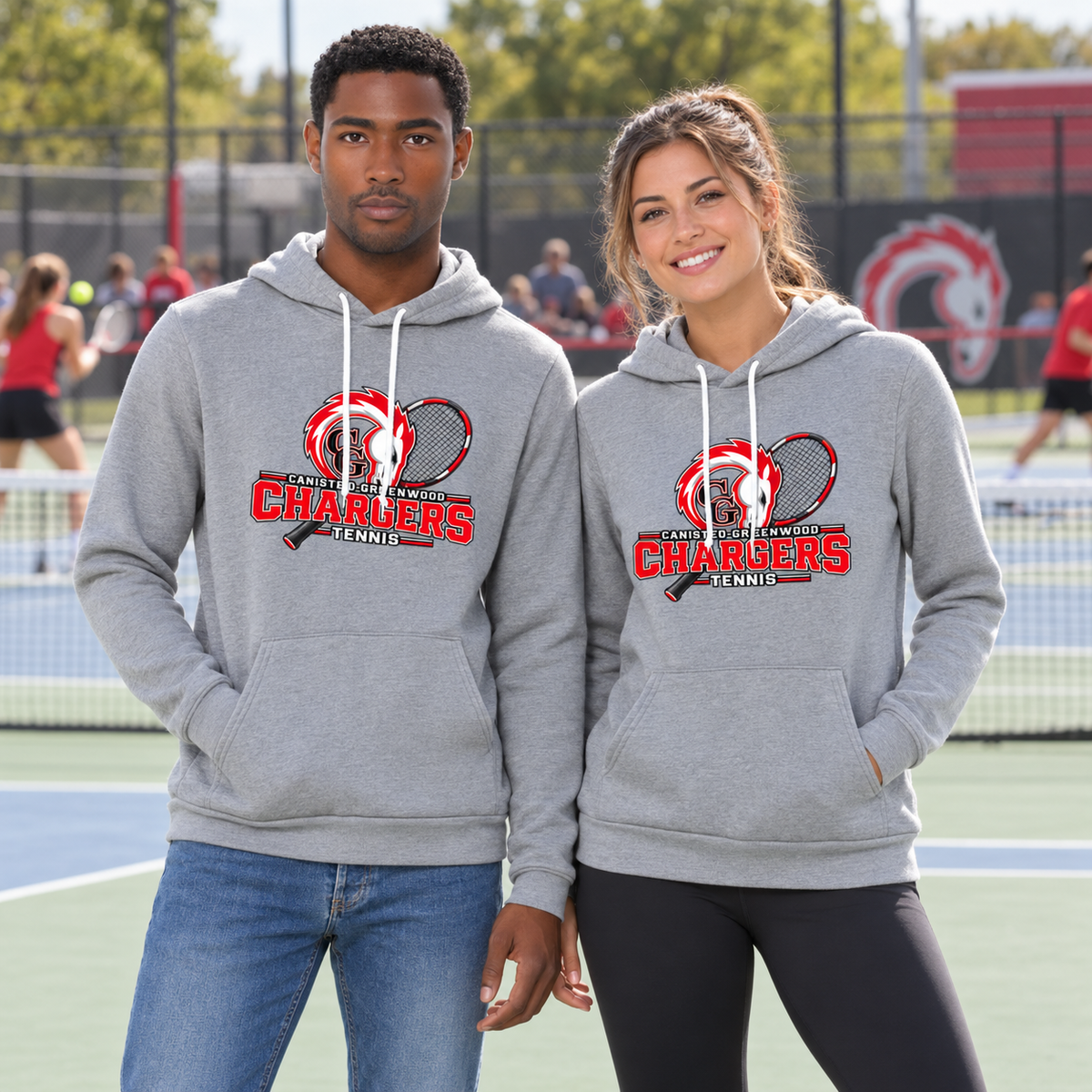 Canisteo-Greenwood Chargers Tennis Hoodie