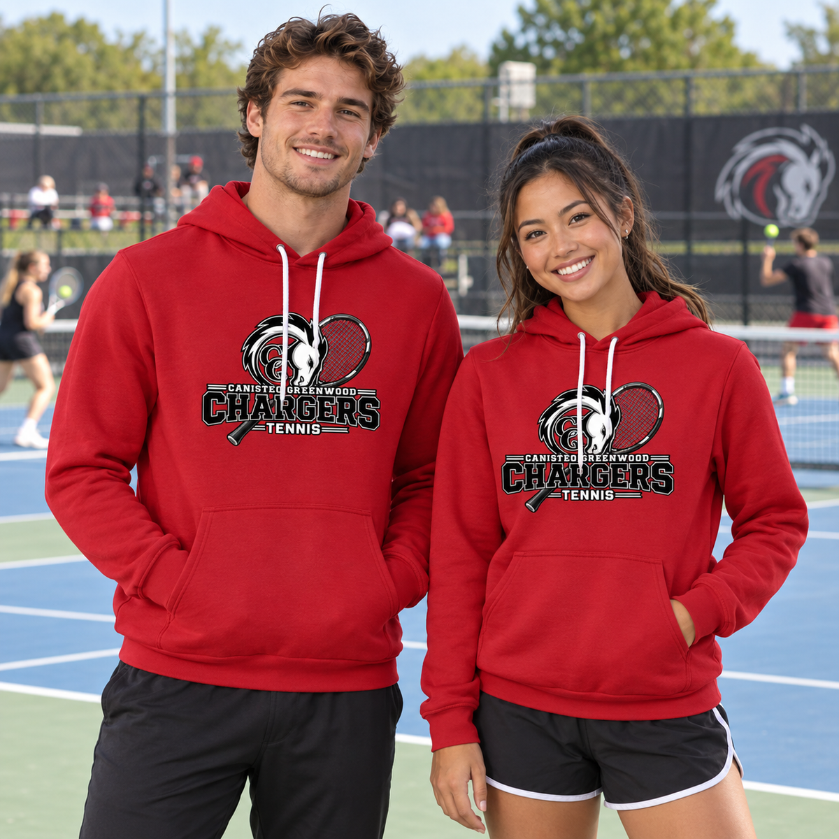 Canisteo-Greenwood Chargers Tennis Hoodie