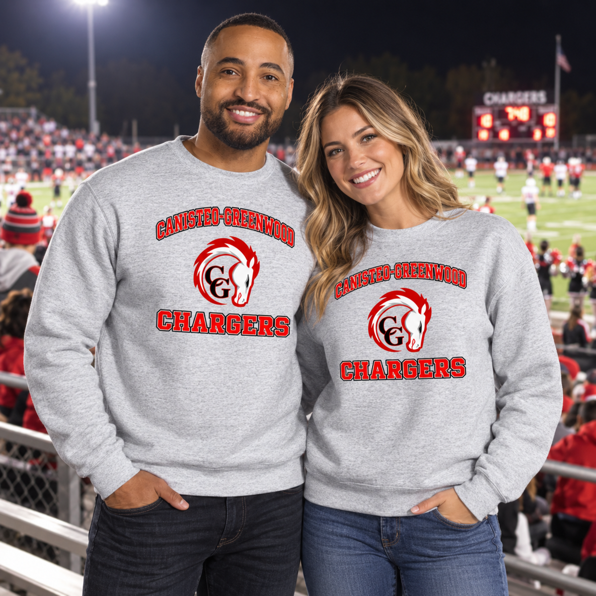 Canisteo-Greenwood Chargers Crewneck Sweatshirt