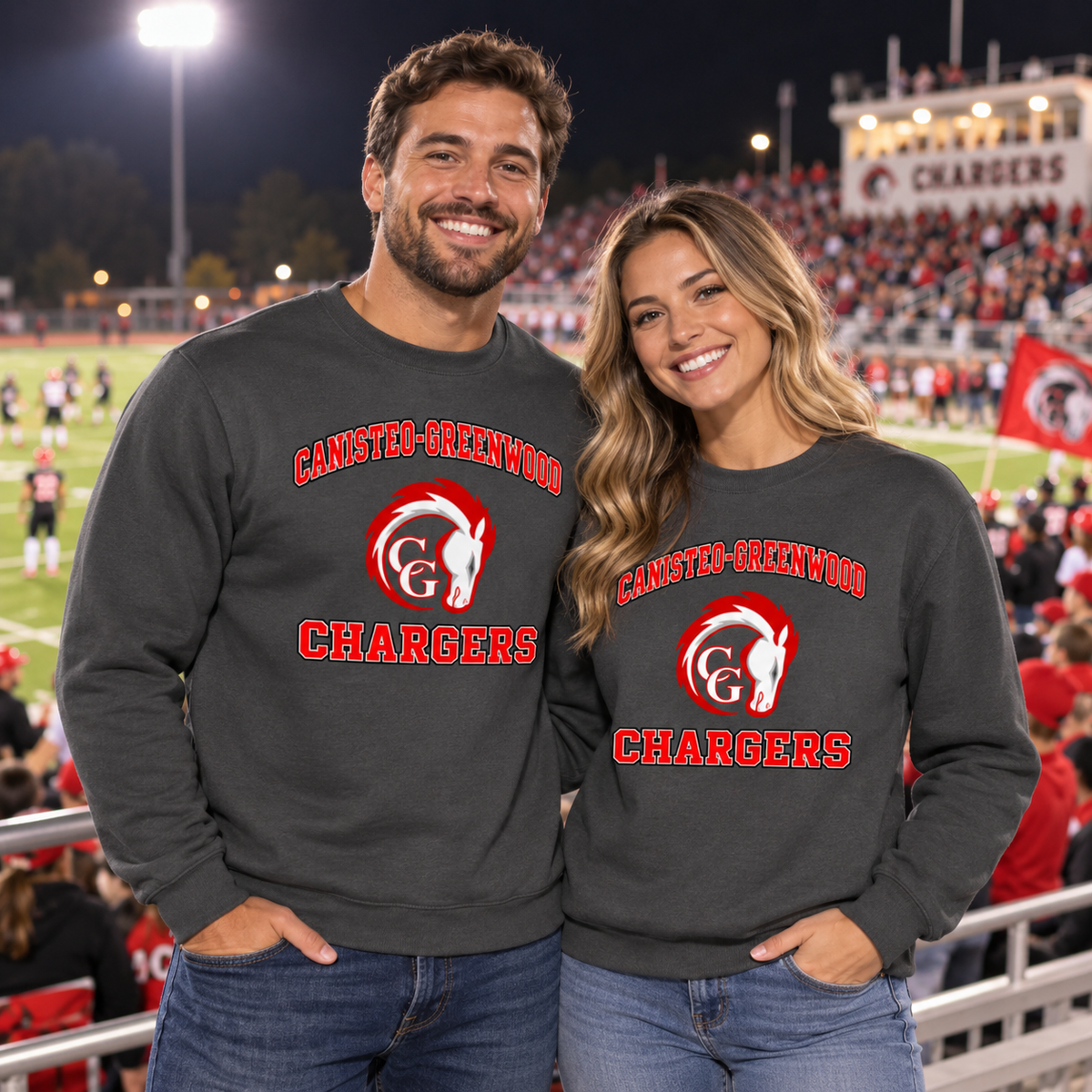 Canisteo-Greenwood Chargers Crewneck Sweatshirt