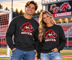 Canisteo-Greenwood Chargers Soccer Crewneck Sweatshirt