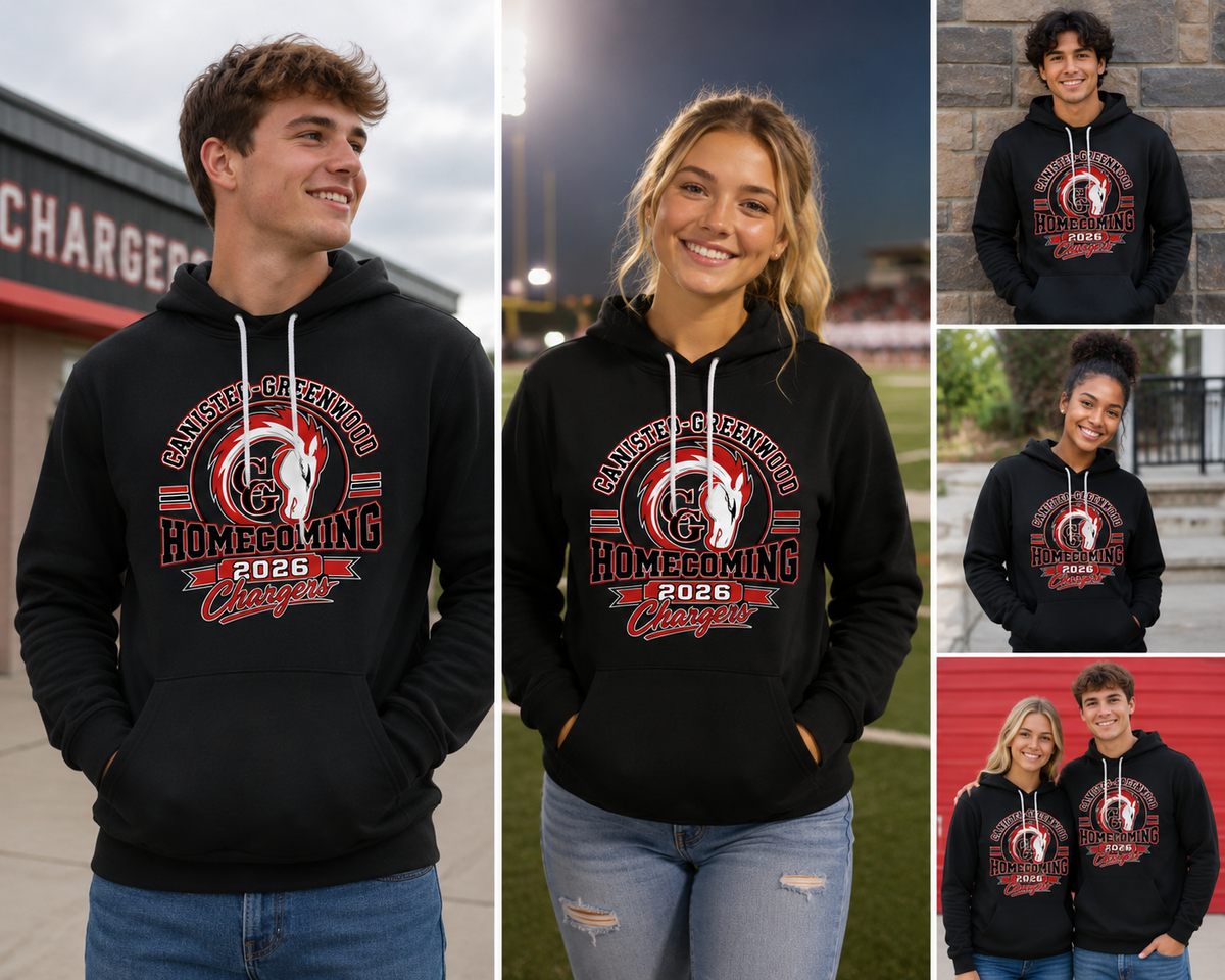 Canisteo-Greenwood Chargers Homecoming 2026 Hoodie