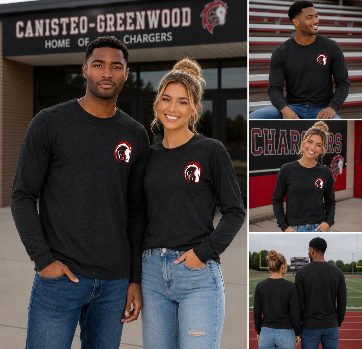 Canisteo-Greenwood Chargers Long Sleeve T-Shirt