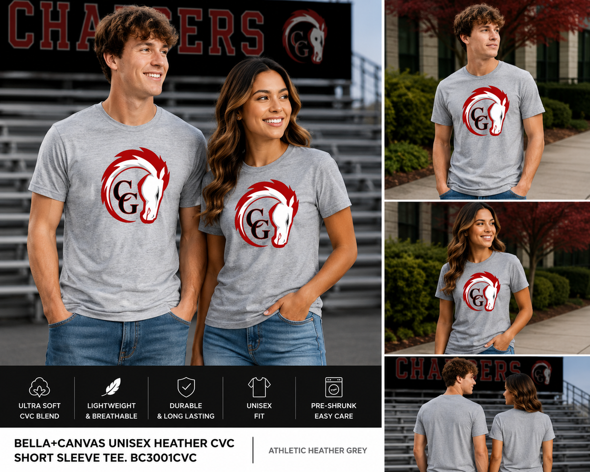 Canisteo-Greenwood Chargers BELLA+CANVAS CVC T-Shirt
