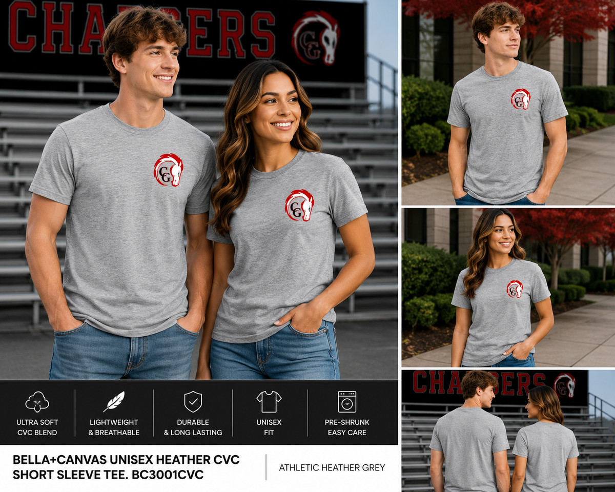 Canisteo-Greenwood Chargers BELLA+CANVAS CVC T-Shirt