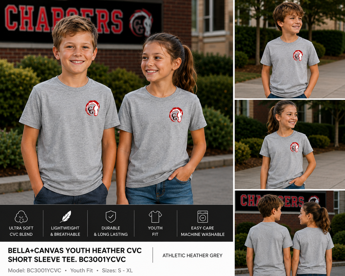 Canisteo-Greenwood Chargers BELLA+CANVAS CVC T-Shirt