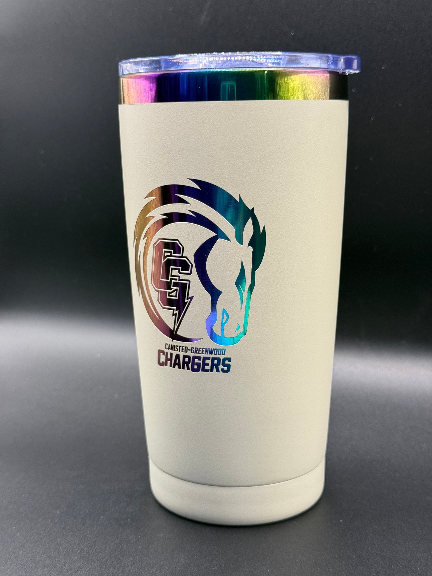 Canisteo-Greenwood Chargers 20oz Laser-Engraved Tumbler