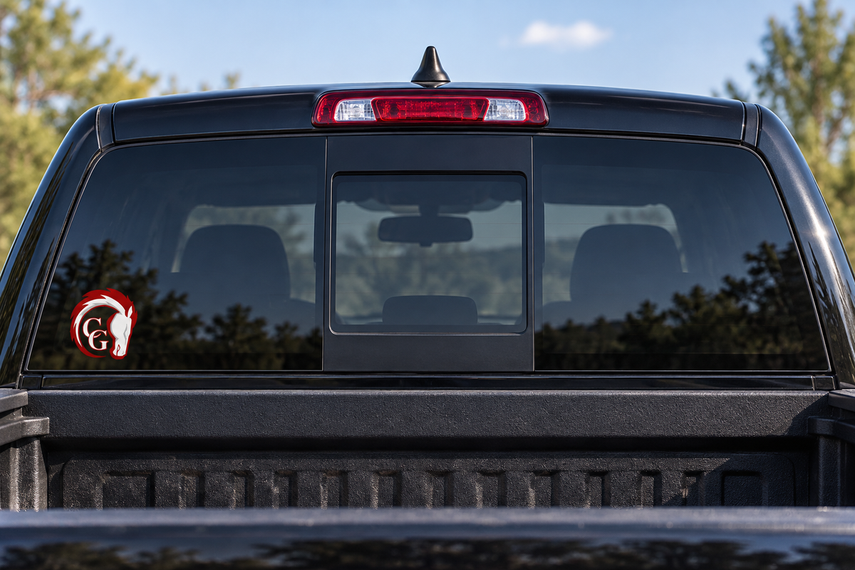 Canisteo -Greenwood Chargers CG Window Sticker