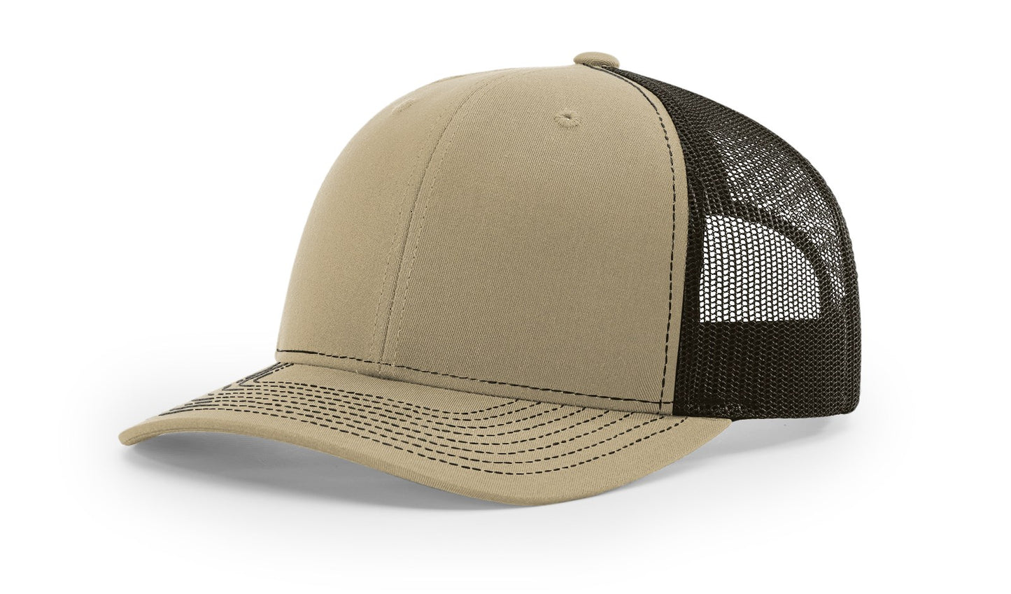 Customized Richardson 112 Patched Hat – Premium Leatherette