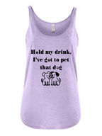 DOG - Hold my drink, I've got to pet that dog