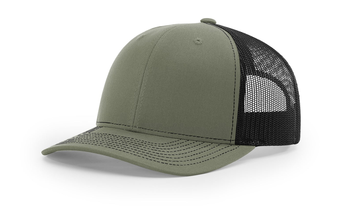 Customized Richardson 112 Patched Hat – Premium Leatherette