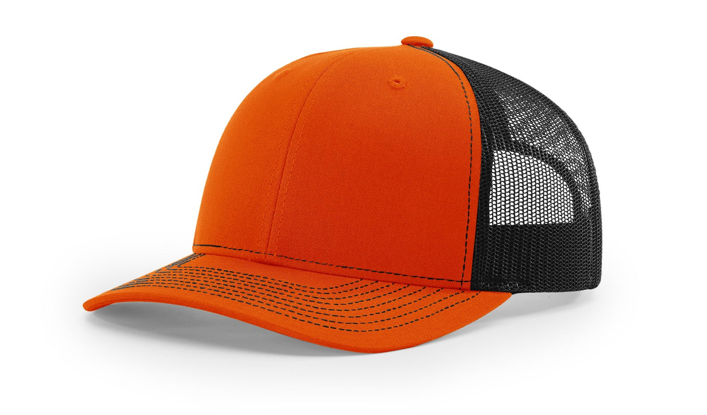 Customized Richardson 112 Patched Hat – Premium Leatherette