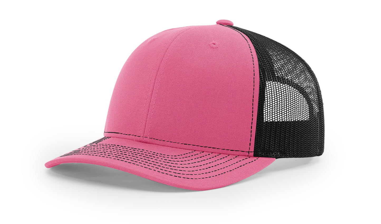 Customized Richardson 112 Patched Hat – Premium Leatherette