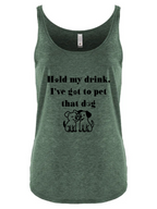 DOG - Hold my drink, I've got to pet that dog