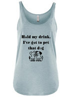 DOG - Hold my drink, I've got to pet that dog