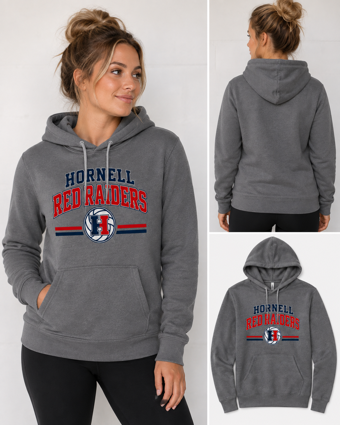Hornell Red Raiders Volleyball Hoodie