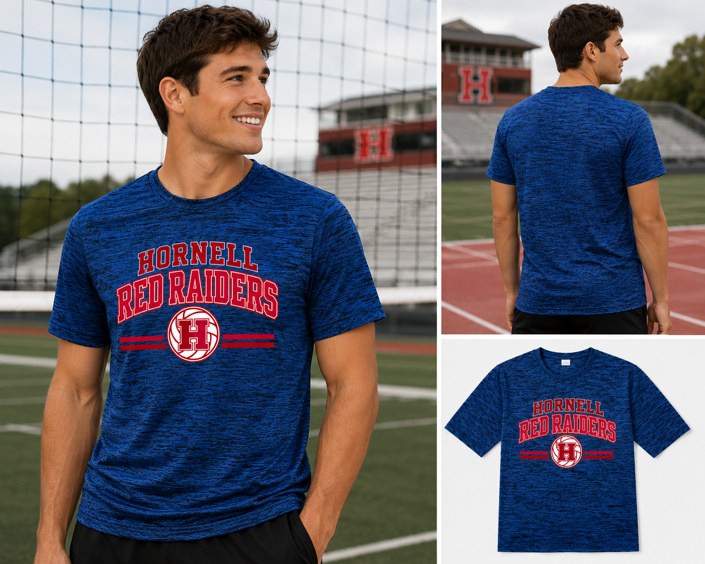 Hornell Red Raiders Sport-Tek PosiCharge Heather Tee